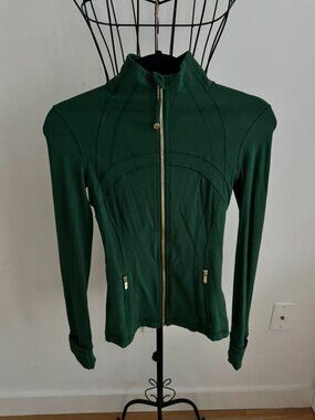 Lululemon Define Jacket Nulu Everglade Green/Gold